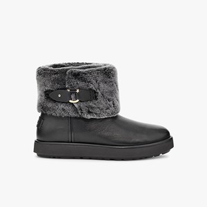 Ugg Classic Berge Mini Women Classic Boots Black (1675HBPXJ)